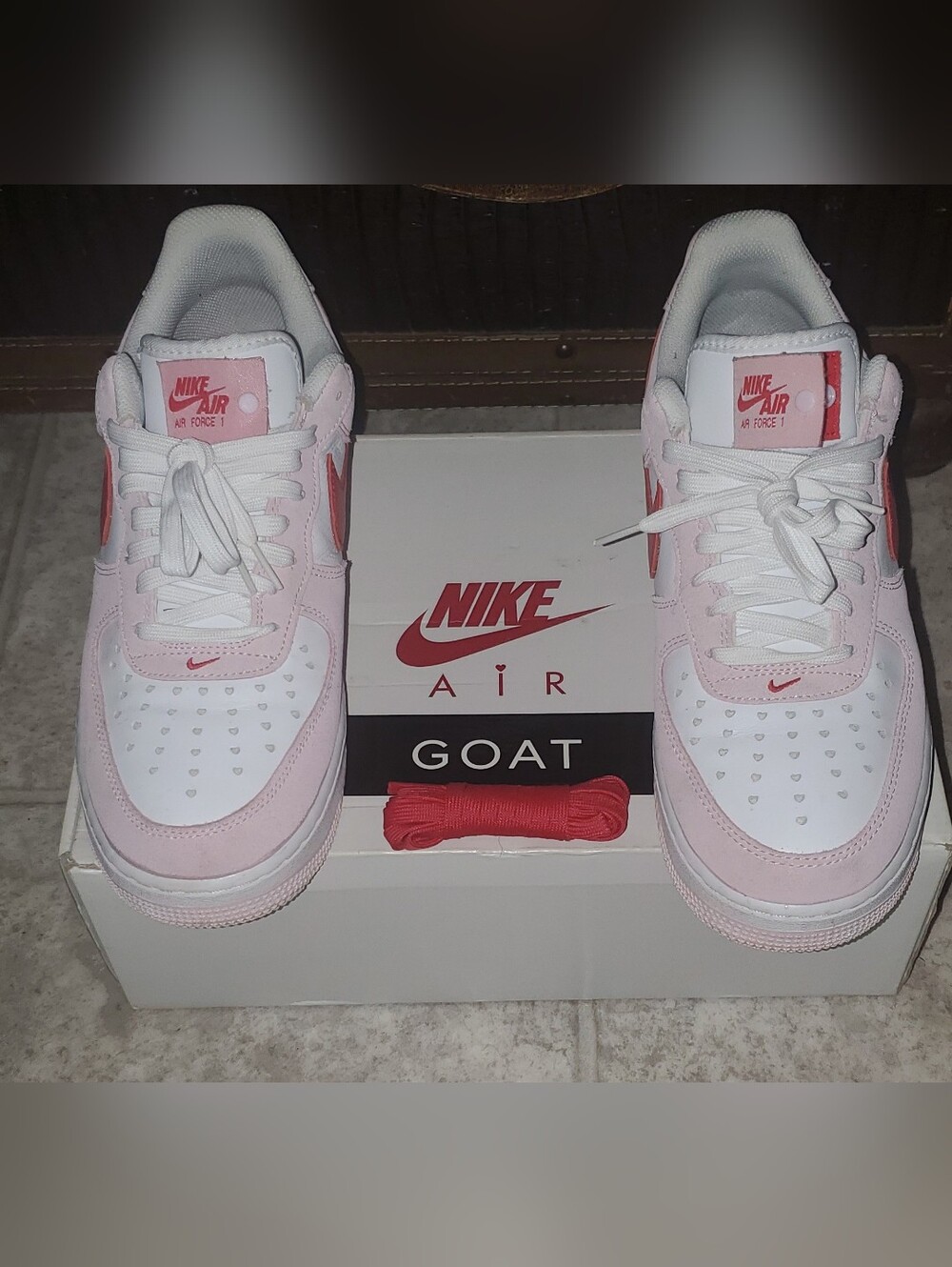 Nike Air Force 1 '07 QS "Love Letter" Valentine's Day sneakers